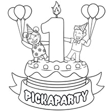 Load image into Gallery viewer, Pickaparty Coloring Pages: Vol.1 - (Digital Download)