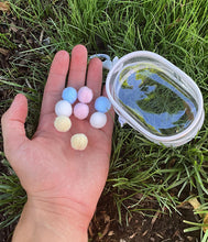 Load image into Gallery viewer, Clear Travel Pouch Keychain