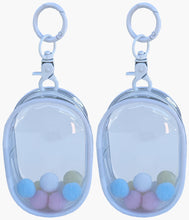 Load image into Gallery viewer, Clear Travel Pouch Keychain