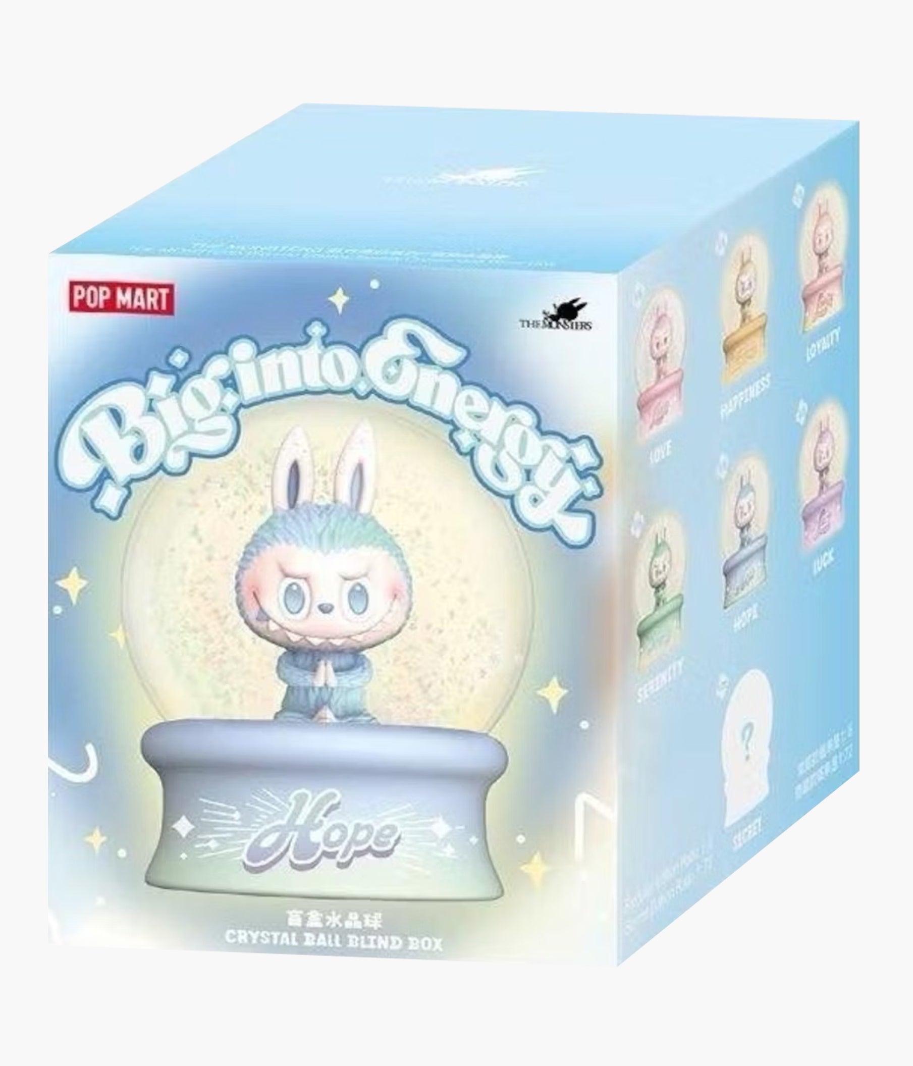 【未開封】THEMONSTERS Biginto hope LABUBU ラブブ Labubu The Monsters - Crystal Ball Night Light - Blind Box