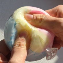 Load image into Gallery viewer, Cotton Candy Wax Break Fidget Squeeze Stress Ball