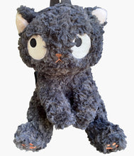 Load image into Gallery viewer, 14" Black Cat - Plush Backpack