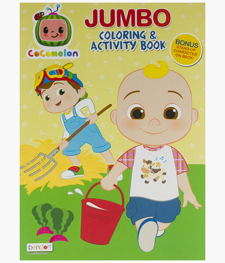 Cocomelon - Jumbo Coloring & Activity Book – Pickaparty