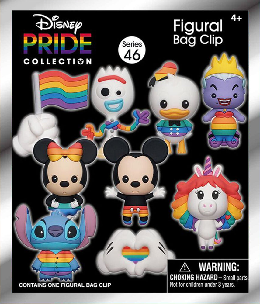 Disney - Series 46 - Pride Collection - 3D Foam Bag Clip – Pickaparty
