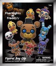 Load image into Gallery viewer, Five Nights at Freddy's - Series 1 - Figural Bag Clip Blind Bag
