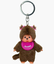 Load image into Gallery viewer, Monchhichi - Pink Girl - Classic Keychain