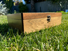 Load image into Gallery viewer, Hand Burned Wooden Storage Box - Pokemon Pikachu