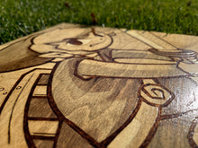 Load image into Gallery viewer, Hand Burned Wooden Plaque - Toon Link