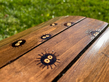 Load image into Gallery viewer, Hand Burned Wooden Storage Trunk - Studio Ghibli