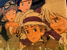 Load image into Gallery viewer, Hand Burned Wooden Storage Trunk - Studio Ghibli