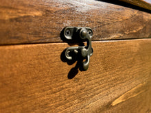 Load image into Gallery viewer, Hand Burned Wooden Storage Trunk - The Legend of Zelda