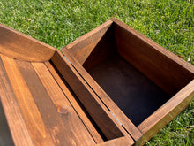 Load image into Gallery viewer, Hand Burned Wooden Storage Trunk - The Legend of Zelda