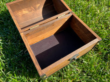 Load image into Gallery viewer, Hand Burned Wooden Treasure Chest - Batman