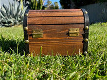 Load image into Gallery viewer, Hand Burned Wooden Treasure Chest - Batman