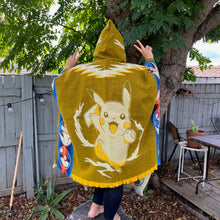 Load image into Gallery viewer, Pikachu Poncho - Adult Size