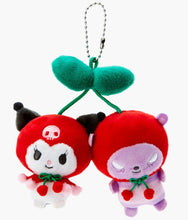 Load image into Gallery viewer, Kuromi + Baku Plush Brooch Keychain (Sanrio Japan)