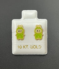 Load image into Gallery viewer, Labubu - 10KT. Gold Earring Collection