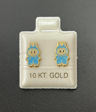 Load image into Gallery viewer, Labubu - 10KT. Gold Earring Collection