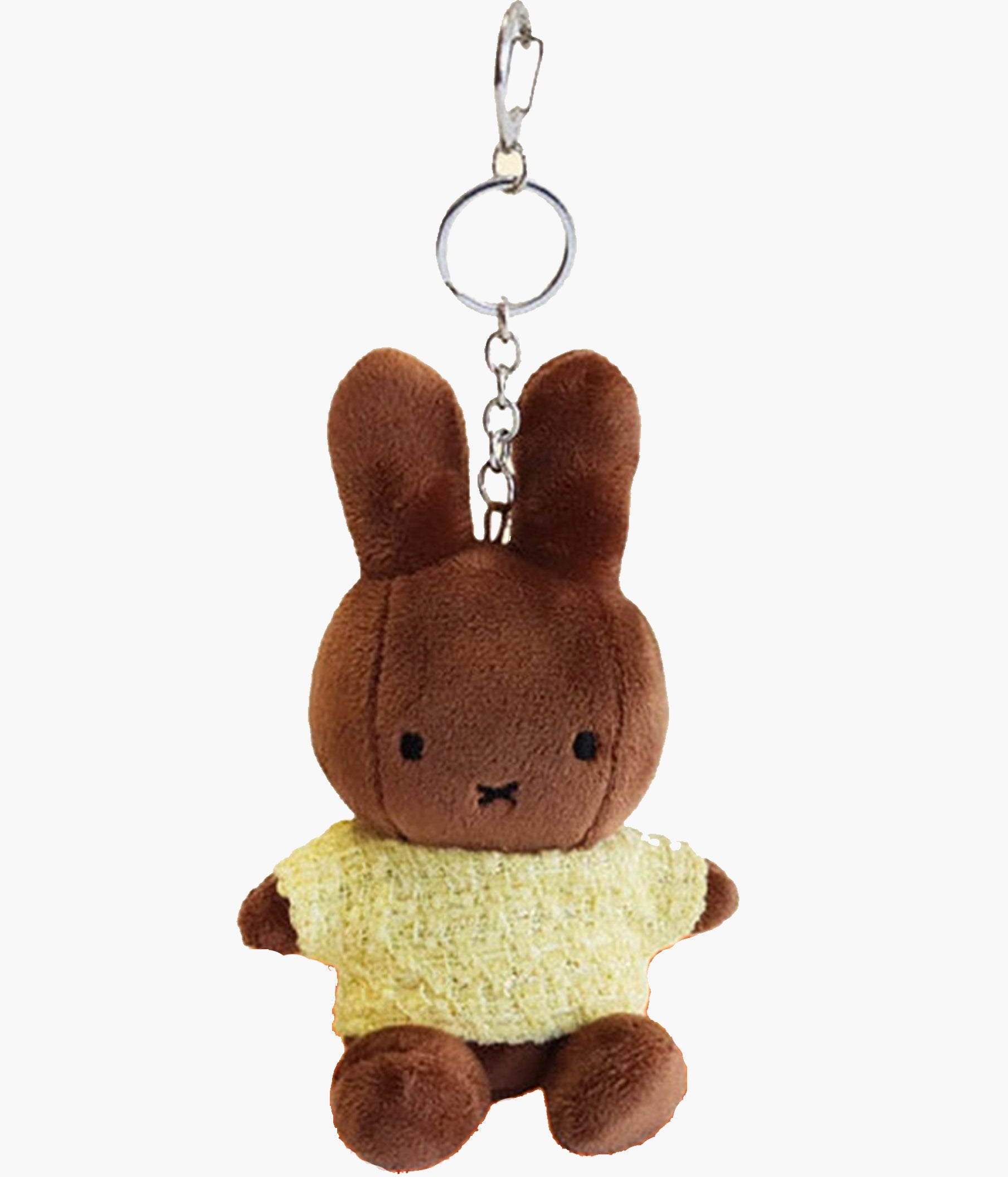 Plage - みぃ Miffy - Melanie Plush Tweed Keychain - Yellow – Pickaparty