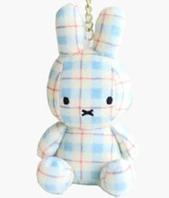 Load image into Gallery viewer, Miffy - Plush Plaid Keychain - Yellow