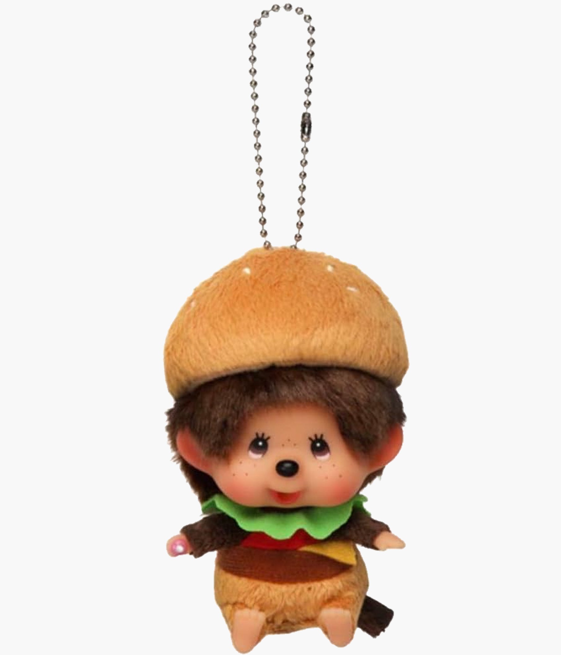 Monchhichi - Big Head Burger Keychain – Pickaparty