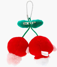 Load image into Gallery viewer, My Melody + My Sweet Piano Cherry Plush Brooch Keychain (Sanrio Japan)