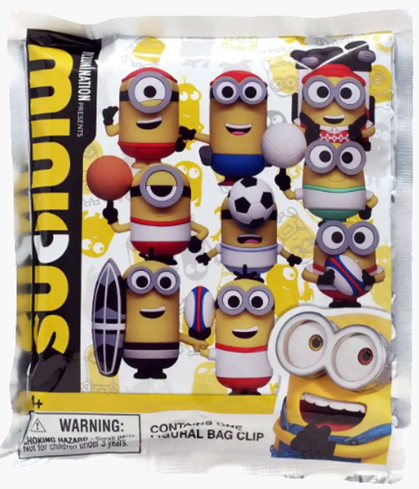 Minions Sports - 3D Foam Bag Clip – Pickaparty