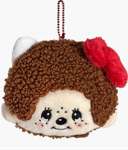 Load image into Gallery viewer, Monchhichi X Sanrio Hello Kitty (JAPAN EDITION) Face Plush Coin Pouch