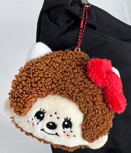 Load image into Gallery viewer, Monchhichi X Sanrio Hello Kitty (JAPAN EDITION) Face Plush Coin Pouch