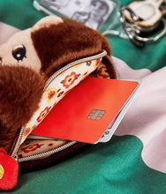 Load image into Gallery viewer, Monchhichi - Plush Coin Pouch Flower Girl