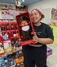 Load image into Gallery viewer, Monchhichi - Twin Tail Girl - 18 Inch Plush