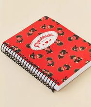Load image into Gallery viewer, Monchhichi - 8" Red Spiral Notebook