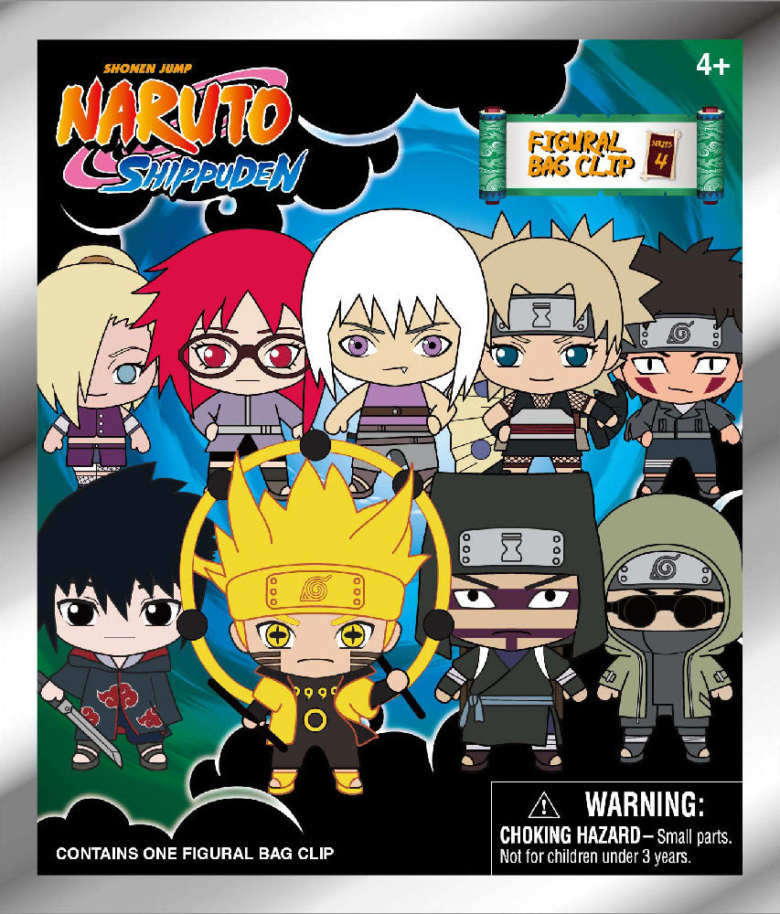 Naruto - Series 4 - Shippuden - 3D Foam Bag Clip – Pickaparty