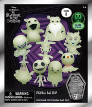 Load image into Gallery viewer, Nightmare Before Christmas - Series 8 - 3D Foam Bag Clip (Glow In The Dark)