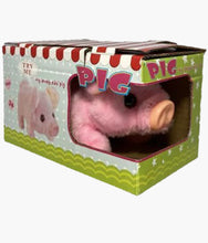 Load image into Gallery viewer, Walking Oinking Plush Mini Pig