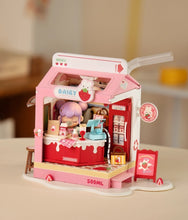 Load image into Gallery viewer, Rolife - Strawberry Milk Box DIY Miniature House - Food Box Shop