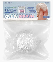 Load image into Gallery viewer, Snow Squish Fidget Clear Jelly Bead Stress Ball