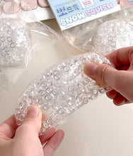 Load image into Gallery viewer, Snow Squish Fidget Clear Jelly Bead Stress Ball