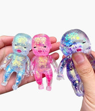 Load image into Gallery viewer, Small Sugar Baby Glitter Squishy Sparkly Slow Rise Fidget Toy 4" - Blind Pick