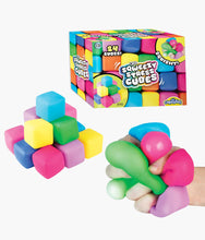 Load image into Gallery viewer, Sqweezy Stress Cubes Fidget Squishy 24 Pack