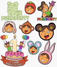 Load image into Gallery viewer, Pickaparty Vinyl Sticker Collection - Limited Edition