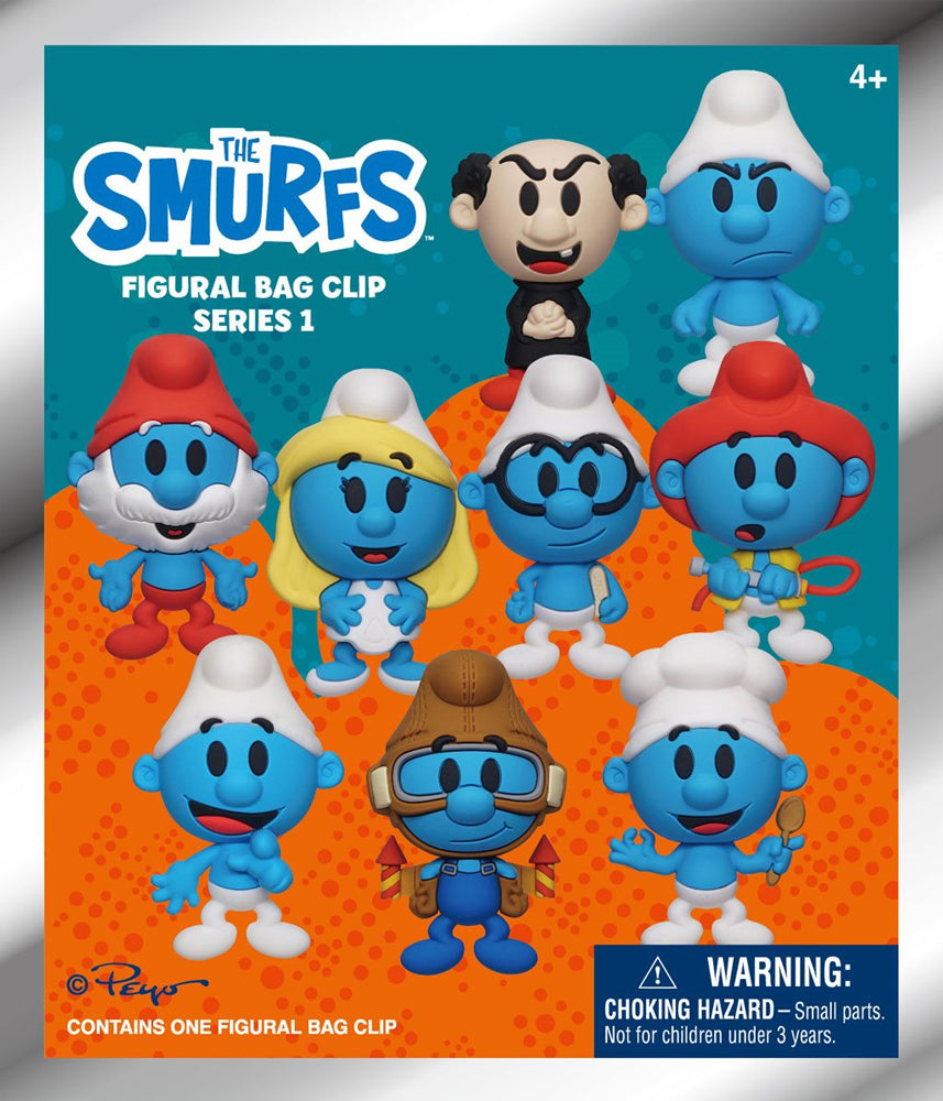 The Smurfs - Series 1 - 3D Foam Bag Clip – Pickaparty