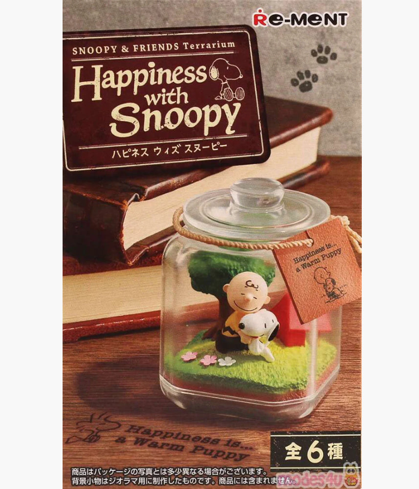SNOOPY ＆ FRIENDS Happiness wish Snoopy Snoopy & Friends: Terrarium Happiness With Snoopy Blind Box (Full