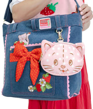 Load image into Gallery viewer, Strawberry Shortcake - Custard Plush Coin Bag with Strap