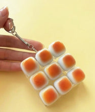Load image into Gallery viewer, 9-Key Toast Bread Keyboard Clicker Fidget Keychain