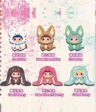 Load image into Gallery viewer, Wakuku - Fox & Bunny Trick or Treat Series - Vinyl Plush Pendant Blind Box