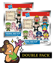 Load image into Gallery viewer, Hasbro Brands - Series 1 - 3D Foam Bag Clip