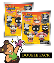 Load image into Gallery viewer, Naruto x Hello Kitty - 3D Foam Bag Clip