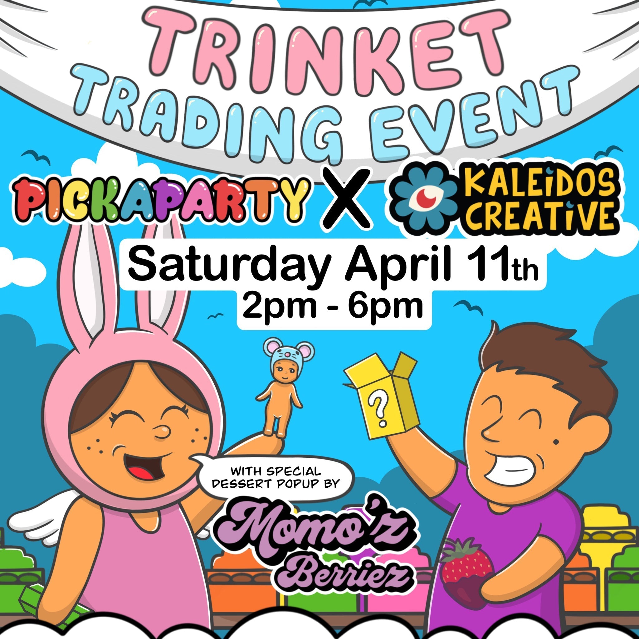 TRINKET TRADING EVENT SATURDAY APRIL 11TH! – Pickaparty