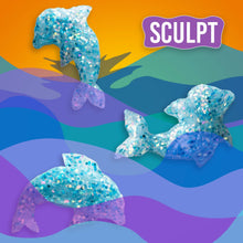 Load image into Gallery viewer, Crazy Aaron's - Dolphin Dance 3.5" Thinking Putty PREORDER WILL SHIP 5/10
